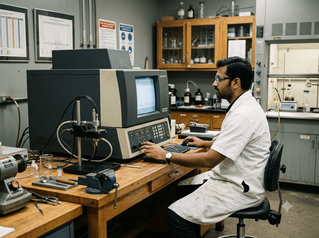 Advanced metallurgical testing equipment